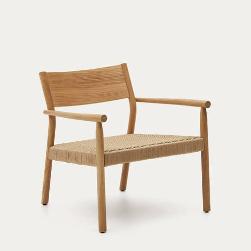 Kave Home fauteuil Yalia - Naturel
