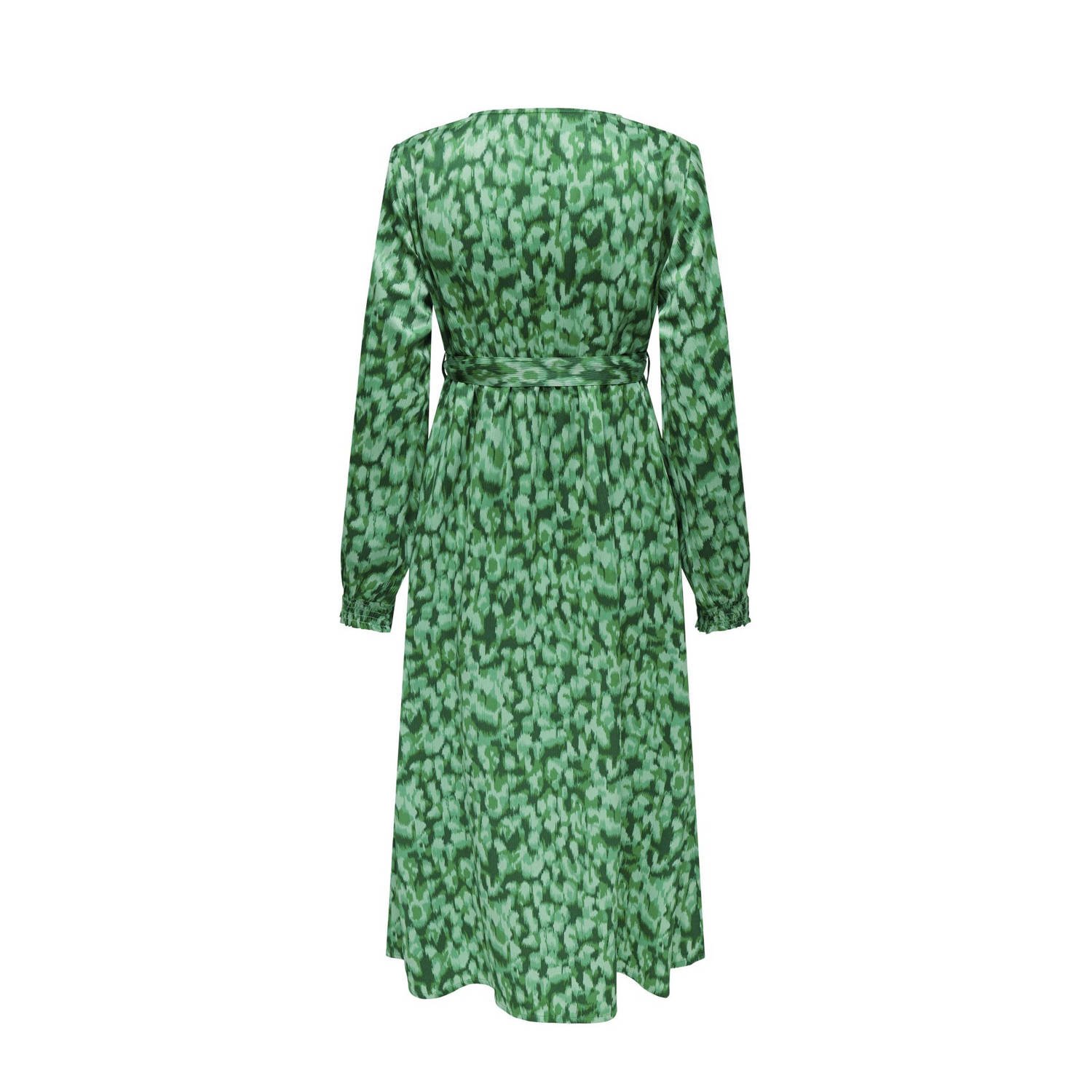 ONLY MATERNITY zwangerschapsjurk OLMFELINA met all over print groen