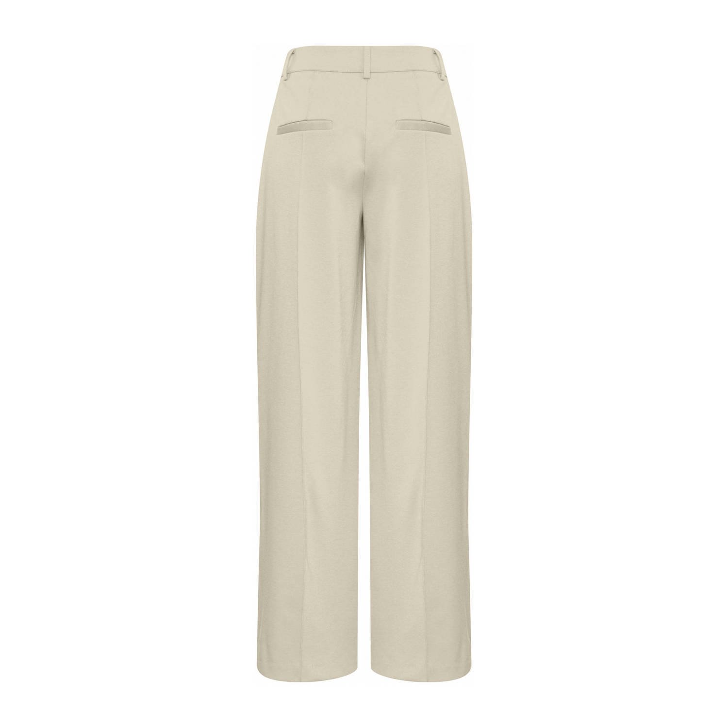 ICHI wide leg pantalon IHKATE beige