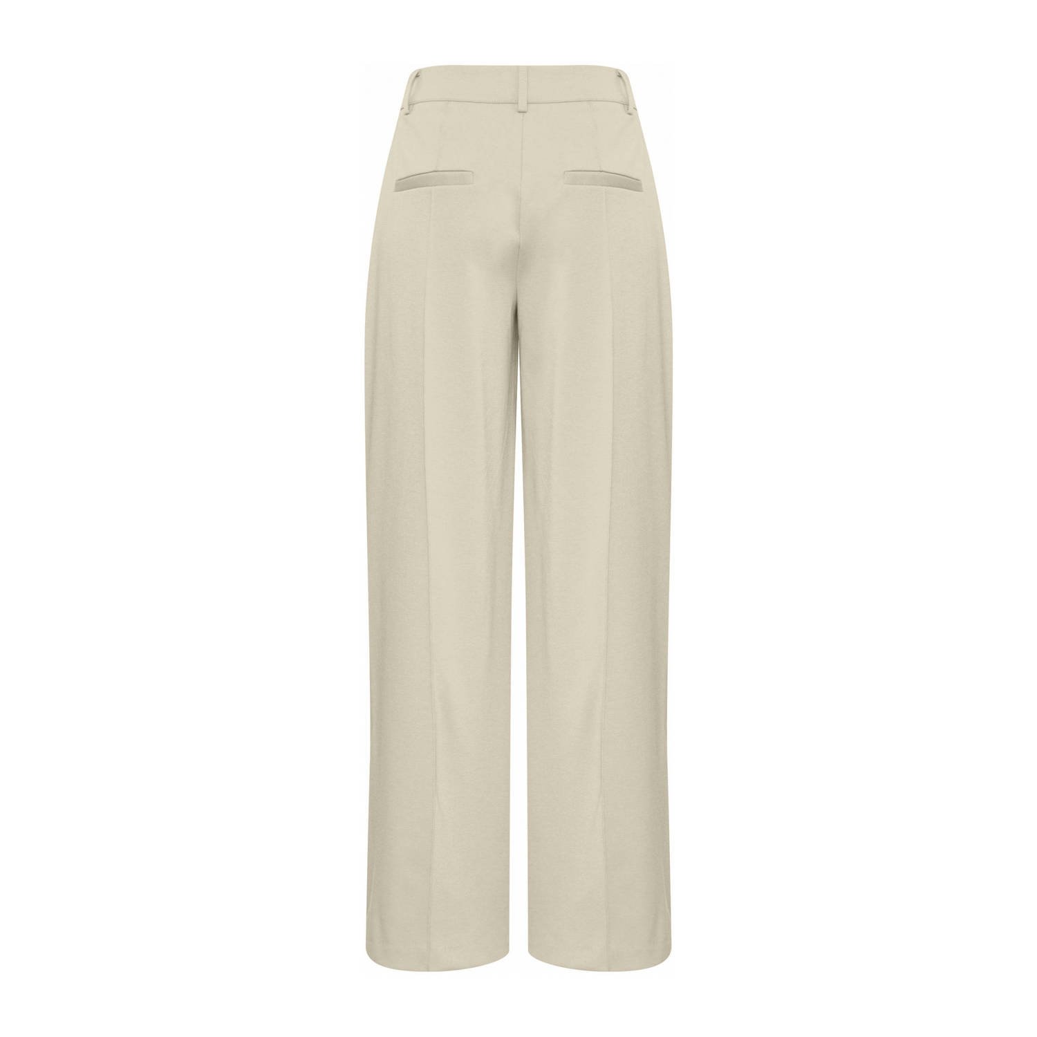 ICHI wide leg pantalon IHKATE beige