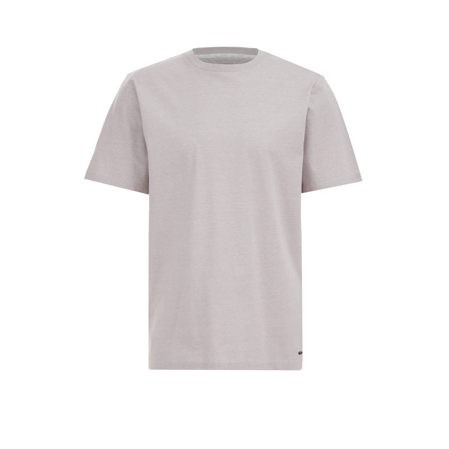 WE Fashion regular fit T-shirt mouse grey