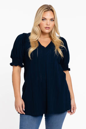 top donkerblauw