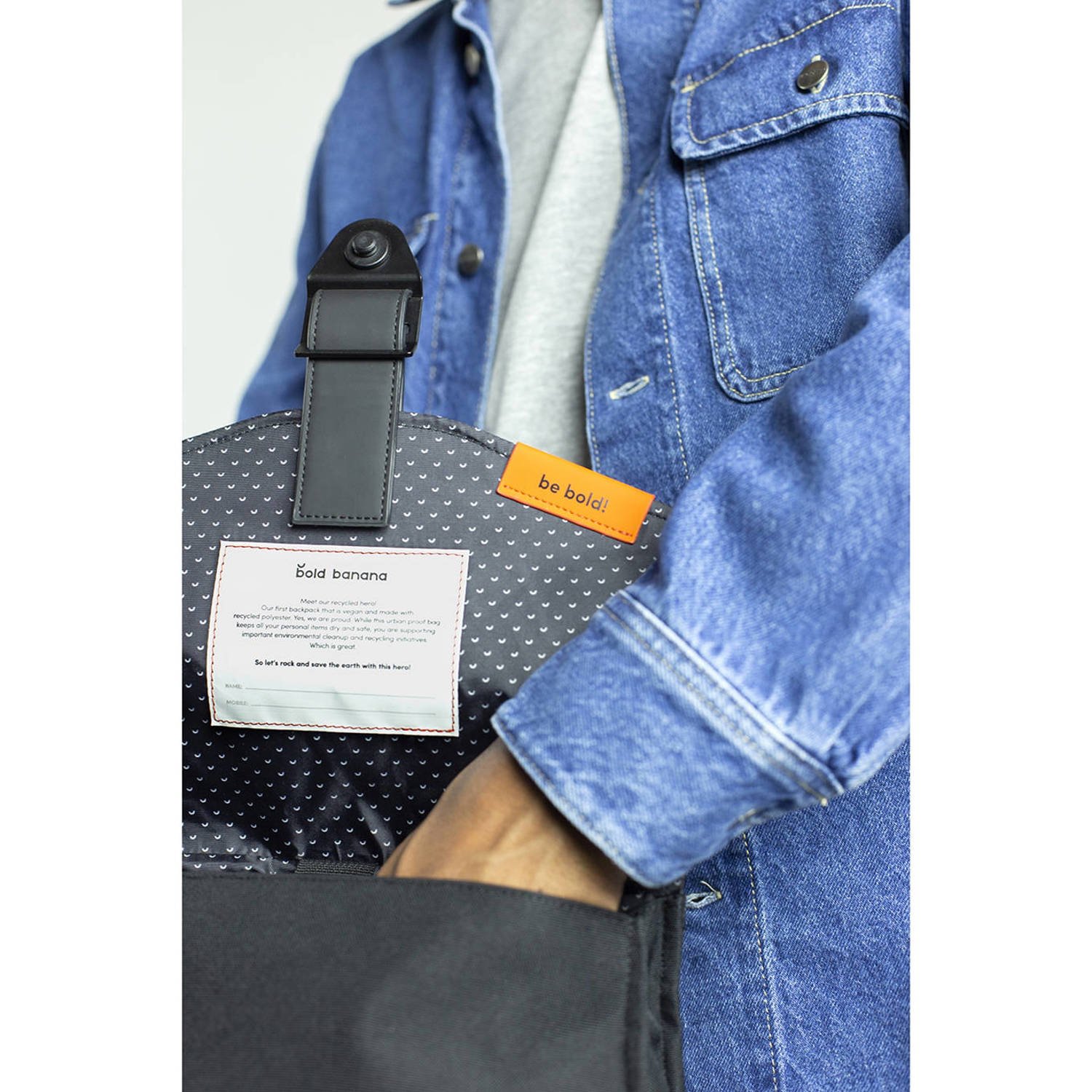 Bold Banana rugzak Envelope olijfgroen