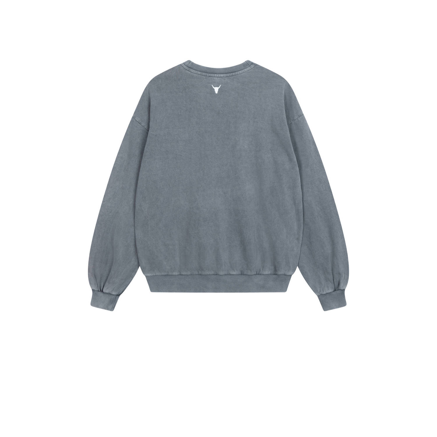 Alix the Label sweater met logo grijs