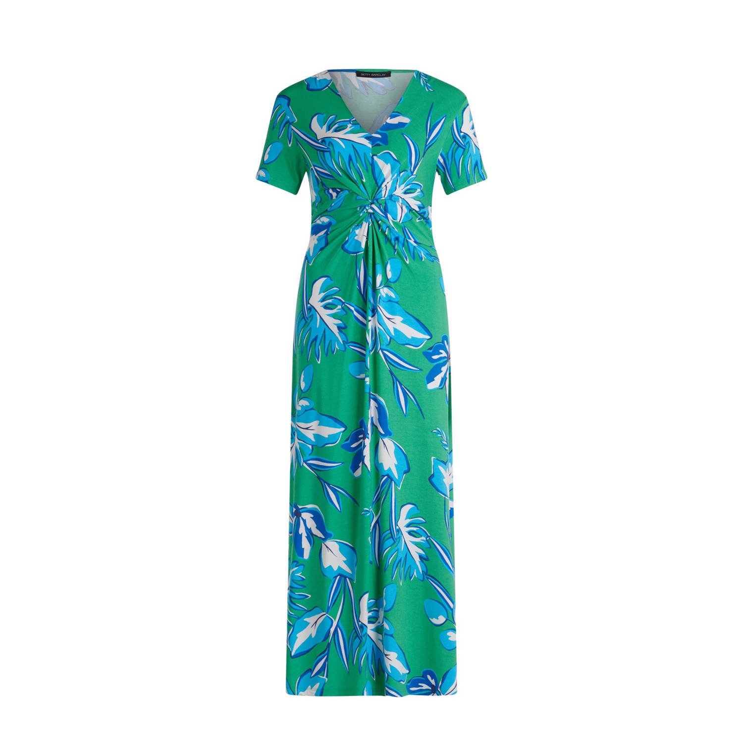 Betty Barclay Maxi-jurk met all-over motief en knoopdetail