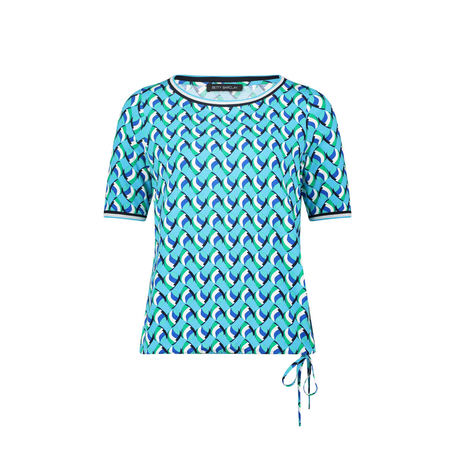 Betty Barclay top met all over print blauw