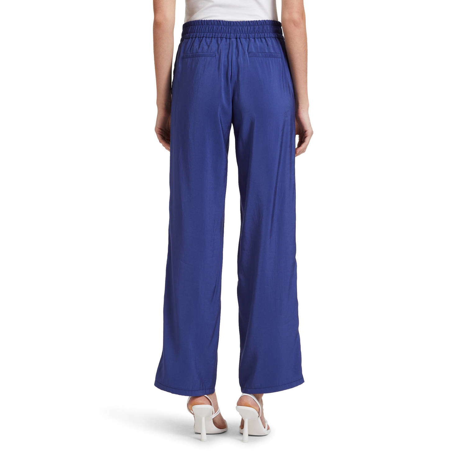 Betty Barclay regular fit broek blauw