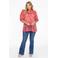 YOEK tuniek met all over print rood/wit