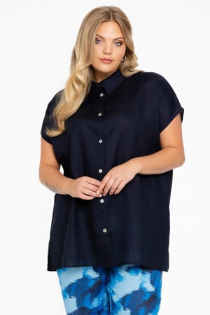 blouse donkerblauw