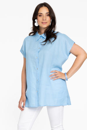 blouse lichtblauw