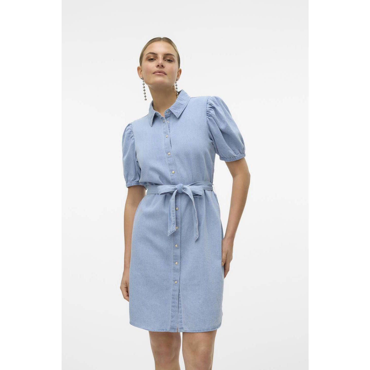 VERO MODA spijkerjurk VMABIGAIL light blue denim
