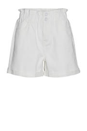 thumbnail: VERO MODA high waist loose fit short VMLYRA ecru
