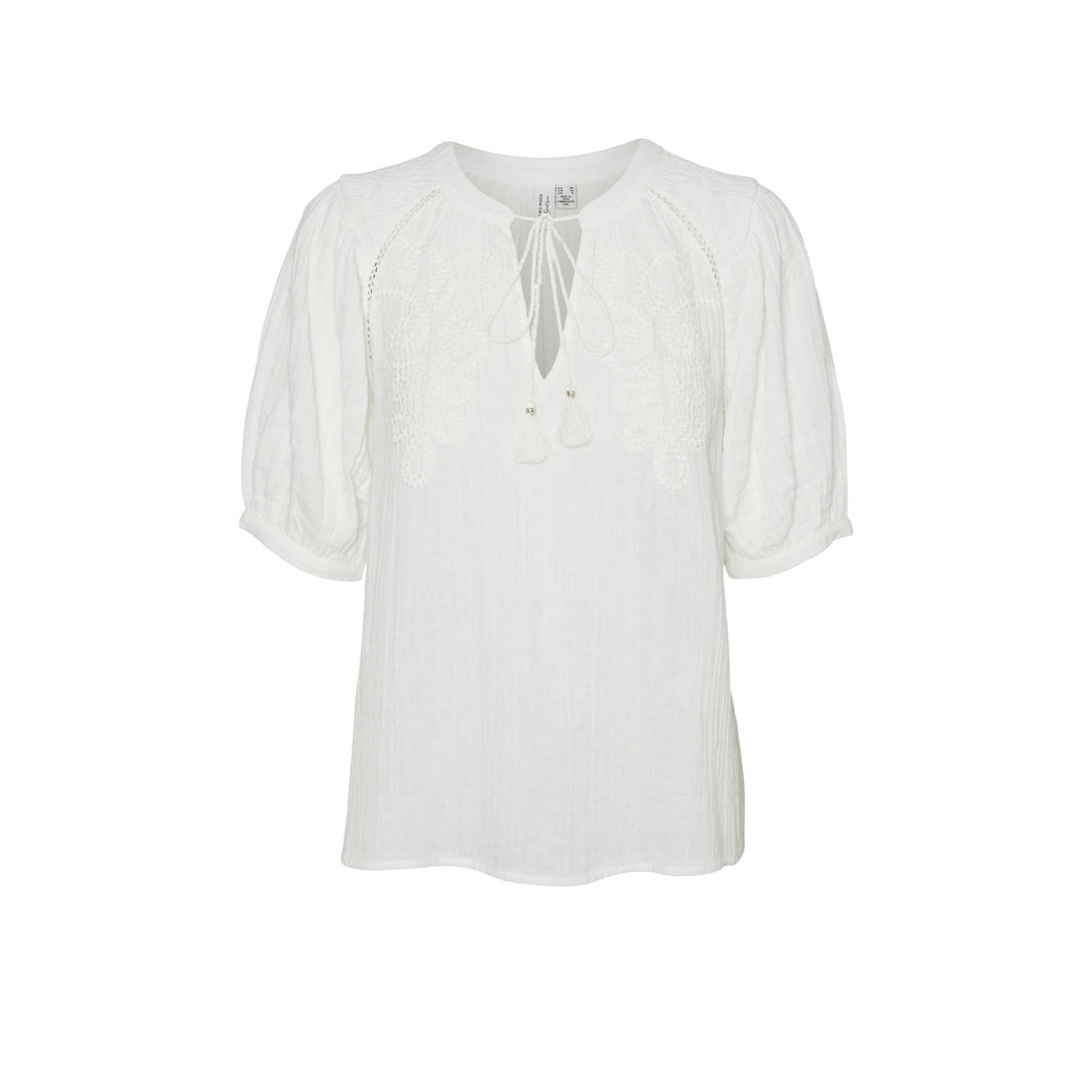 Vero Moda Sneeuwwitte Blouse White Dames