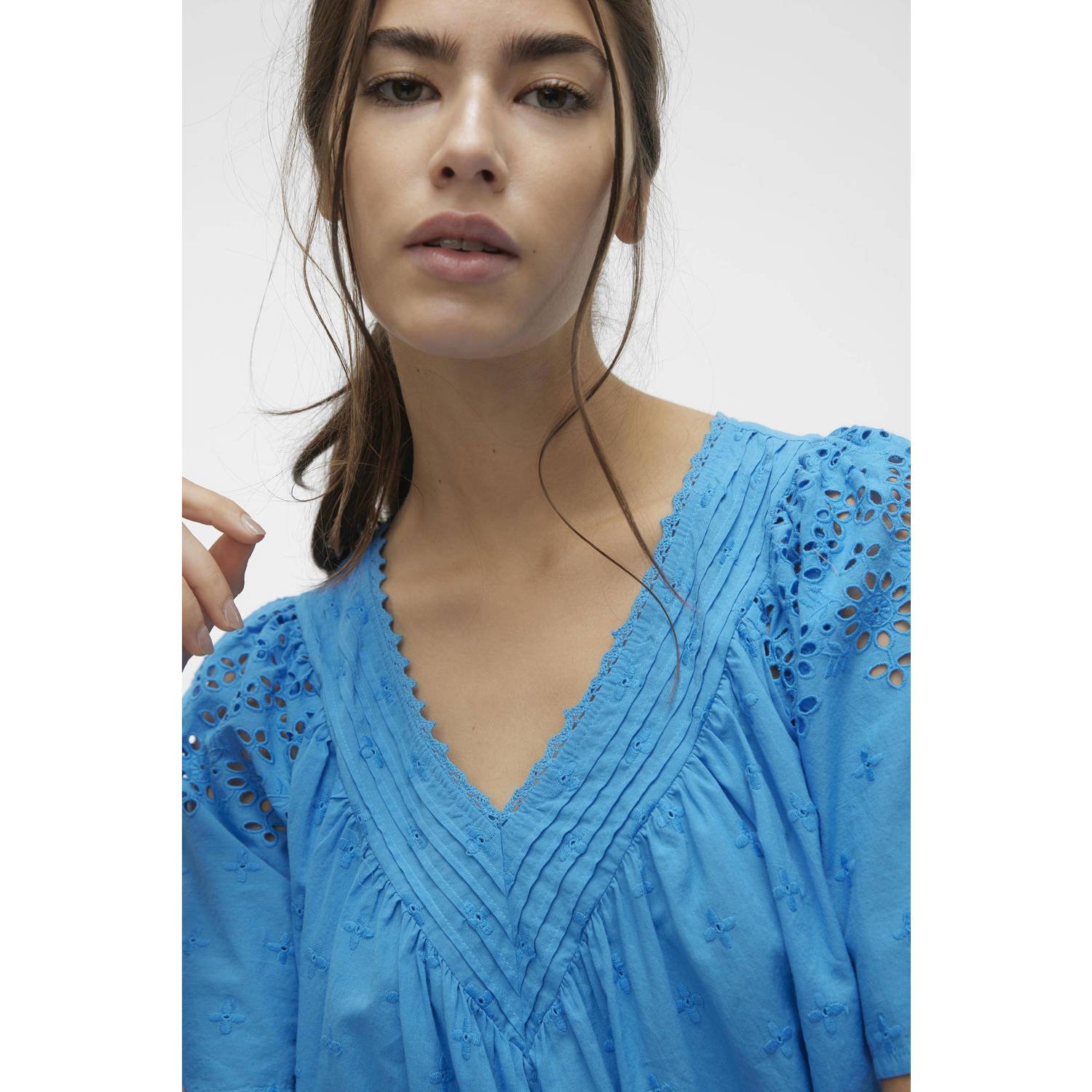 VERO MODA top VMKAFFA blauw