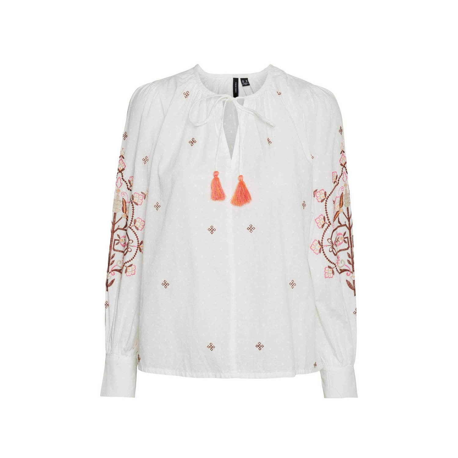 Vero Moda Snow White Longsleeve Top White Dames