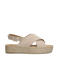 Sacha suède sandalen beige