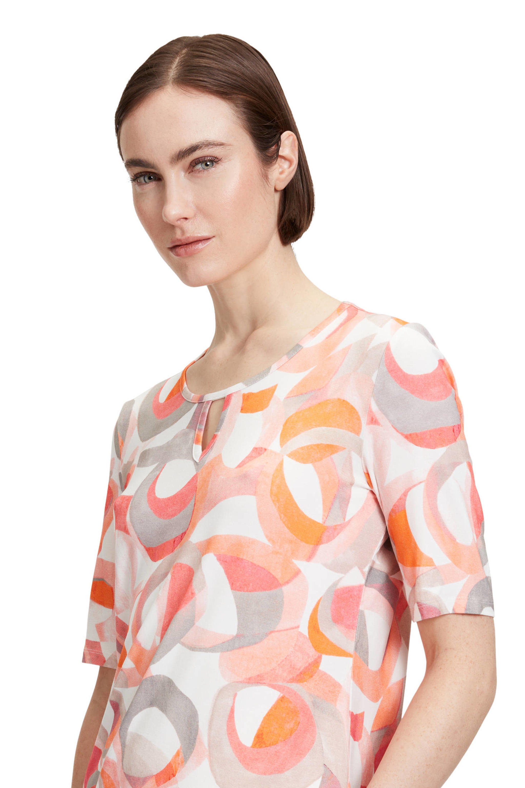 Stijlvolle damesblouse van Betty Barclay met geometrisch patroon