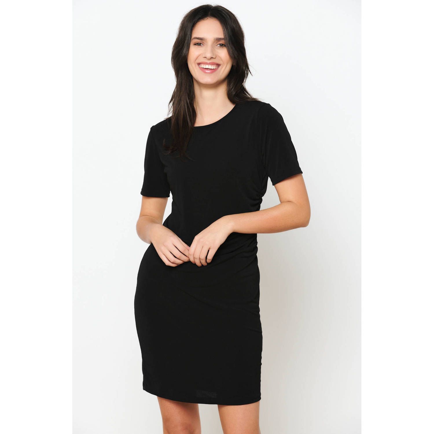 LOLALIZA bodycon jurk zwart