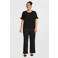 GREAT LOOKS crinkle wide leg broek zwart