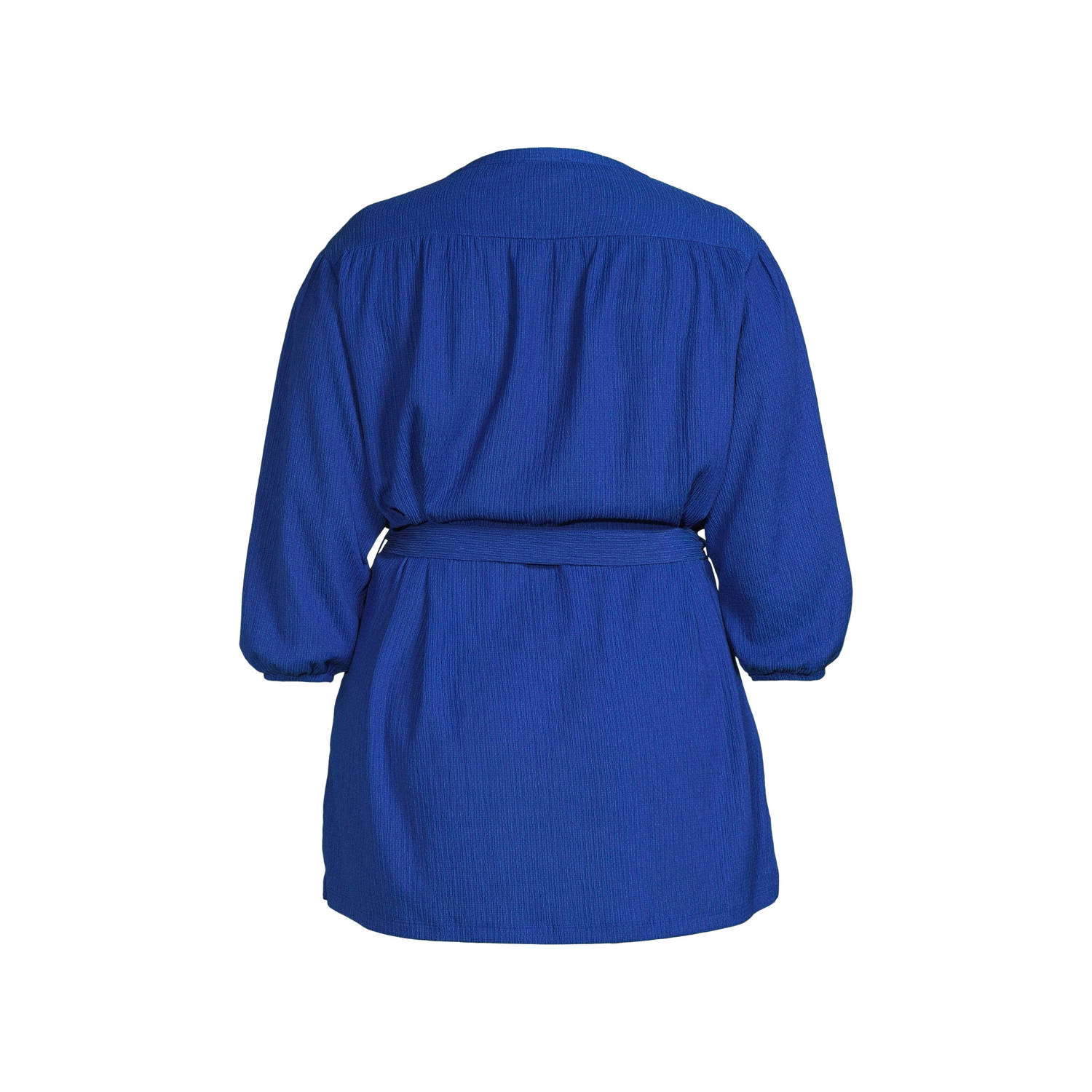 GREAT LOOKS Blouse tuniek met ceintuur blauw