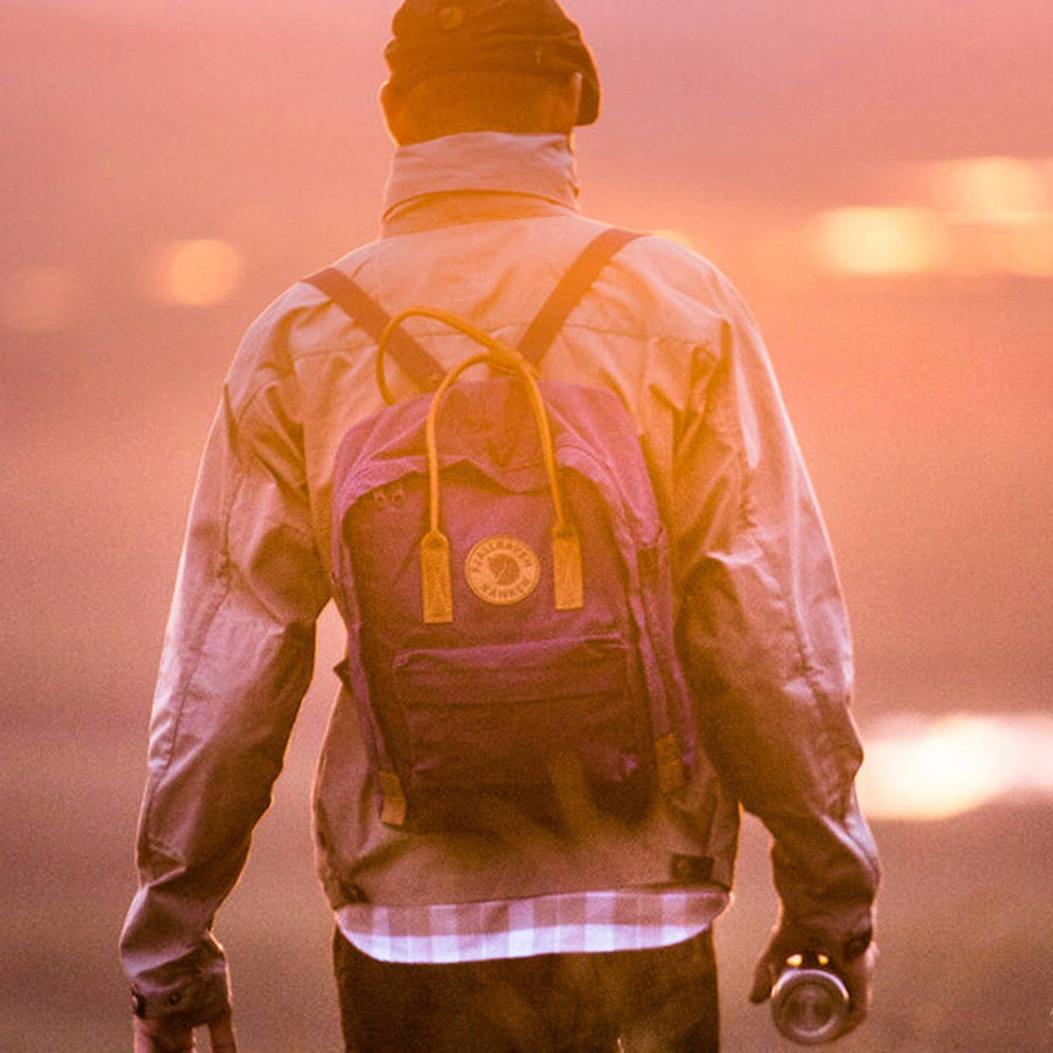 Fjällräven rugzak Kanken No. 2 zwart beige