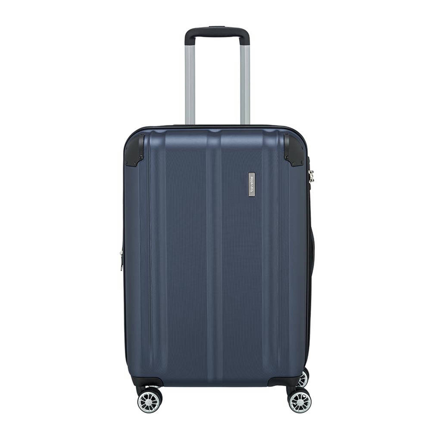 Travelite trolley City 68 cm. Expandable donkerblauw