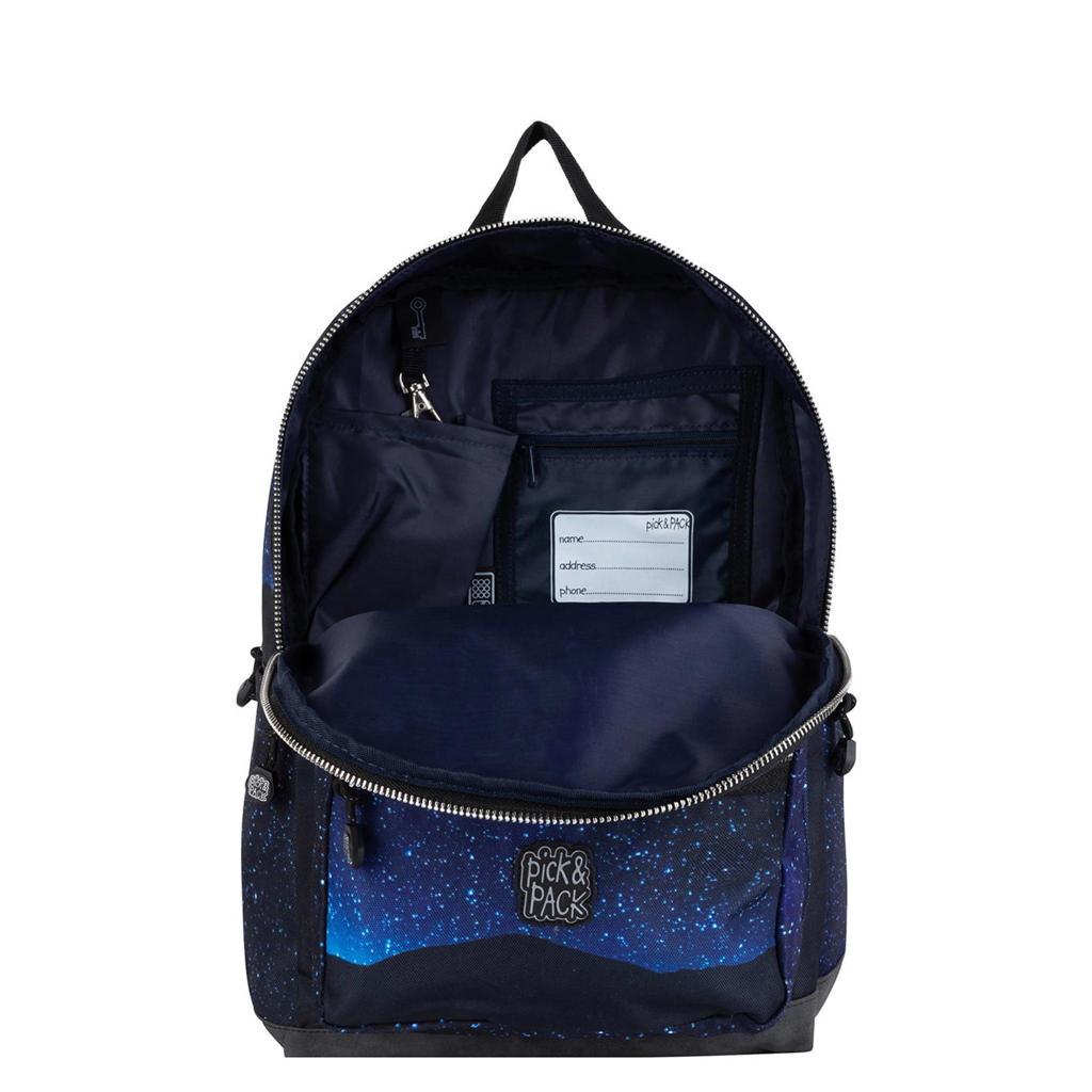 Pick & Pack rugzak Universe M donkerblauw | wehkamp