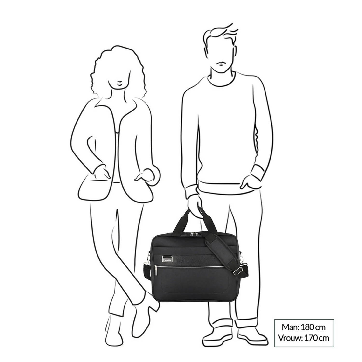 Travelite reistas Miigo Boardbag zwart