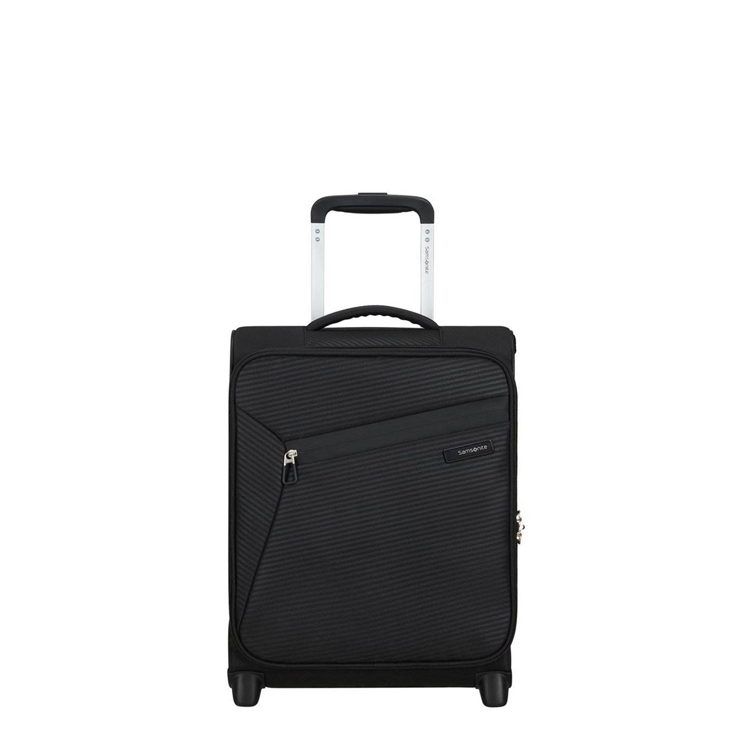 Samsonite trolley Litebeam Upright Underseater 45 cm. zwart