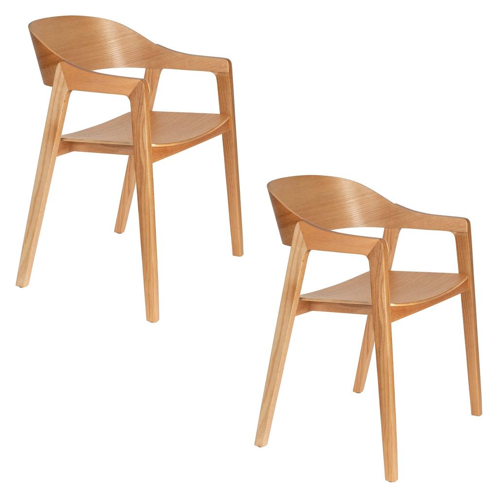Dutchbone eetkamerstoel (set van 2) Westlake