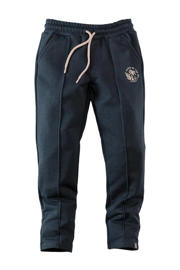 thumbnail: Antraciete jongens Z8 broek Keesie van stretchkatoen met regular fit, regular waist, elastische tailleband met koord en effen
