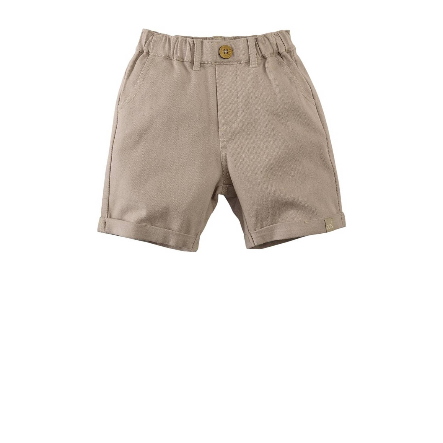 Z8 chino short Kimo beige Korte broek Jongens Katoen Effen 110