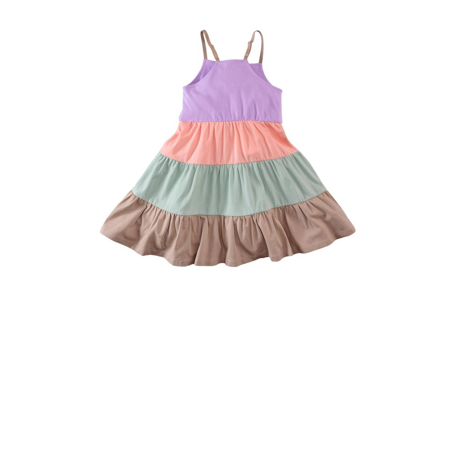 Z8 zomerjurk Amaya lila roze groen