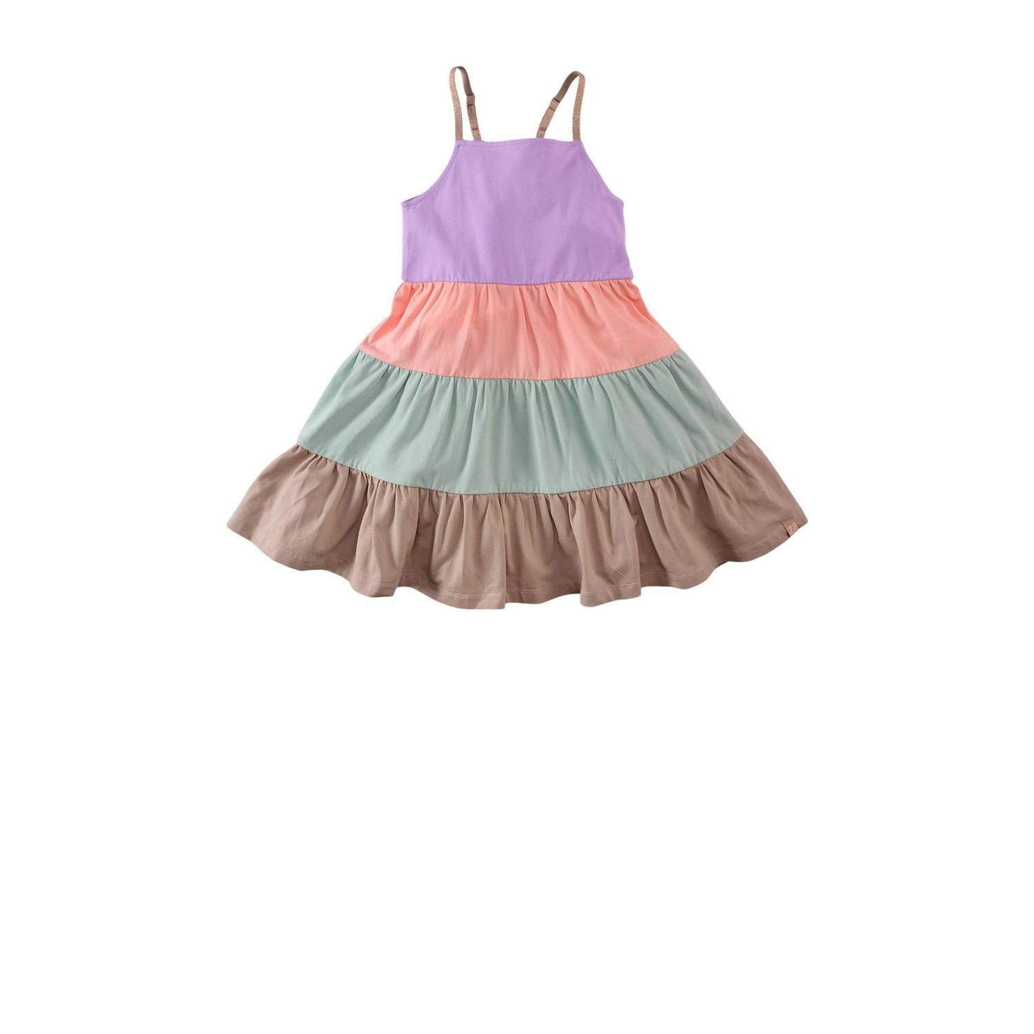 Z8 zomerjurk Amaya lila roze groen