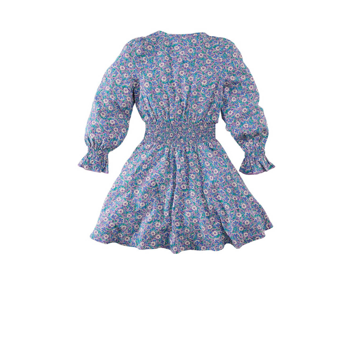 Z8 jurk Safiya blauw lila groen