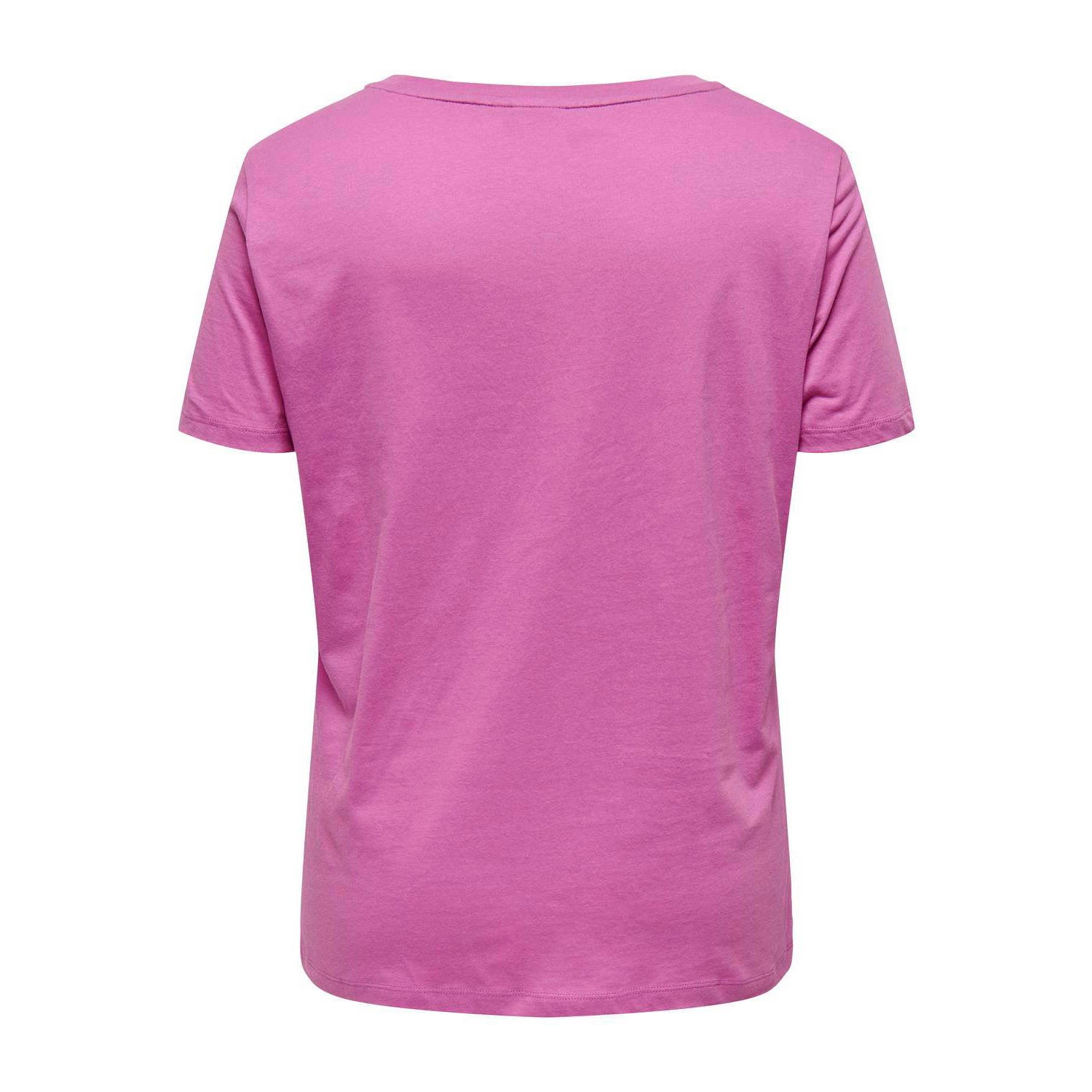 ONLY CARMAKOMA T-shirt roze