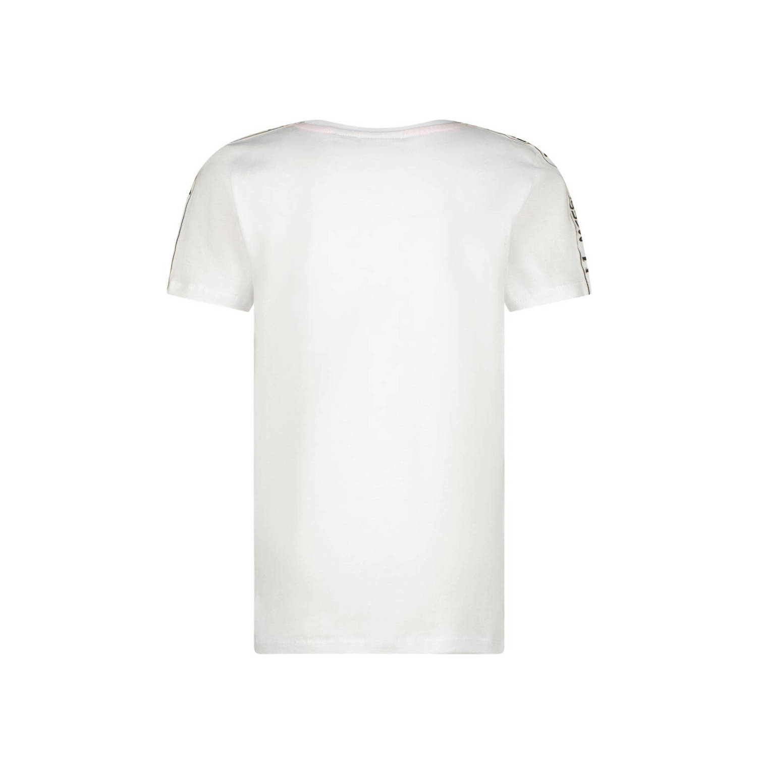 Messi T-shirt Naope met printopdruk wit zwart