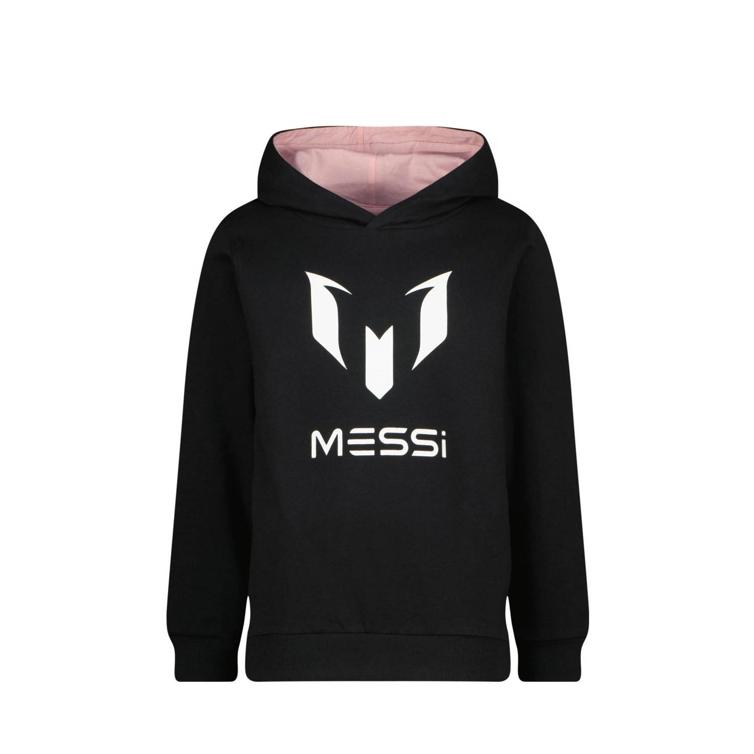 Messi hoodie Masorin met logo zwart Sweater Logo 104