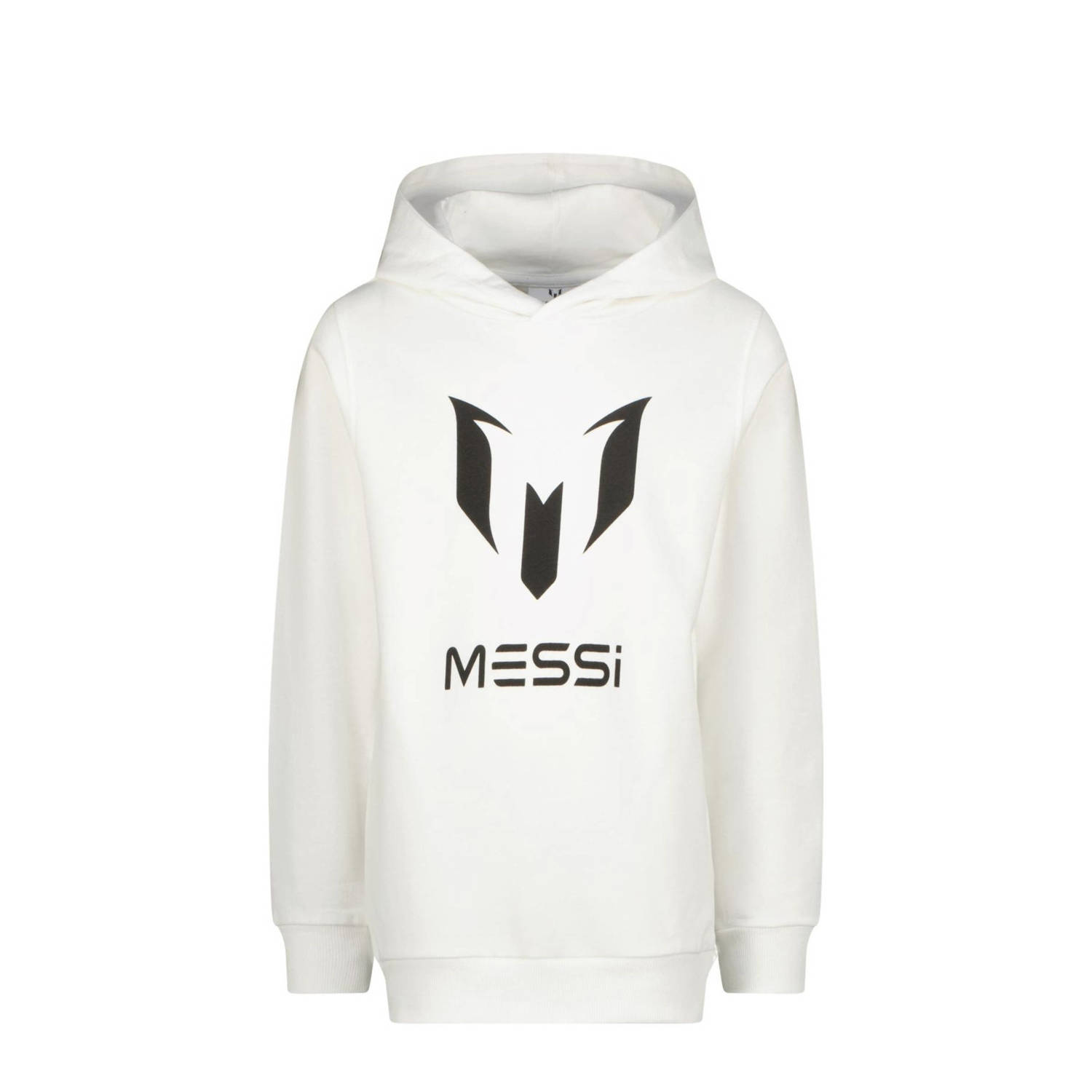 Messi hoodie Masorin met logo wit