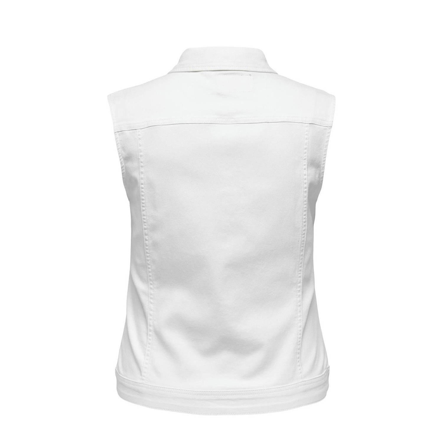 ONLY CARMAKOMA gilet CARWESPA wit