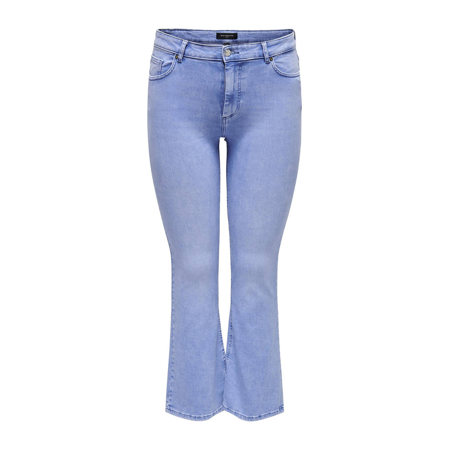 ONLY CARMAKOMA flared jeans CARWILLY light blue denim