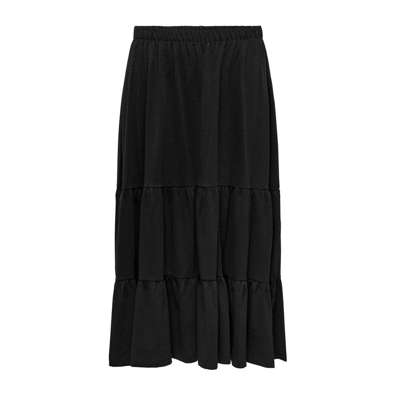 ONLY CARMAKOMA midi rok zwart