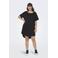 ONLY CARMAKOMA T-shirtjurk zwart