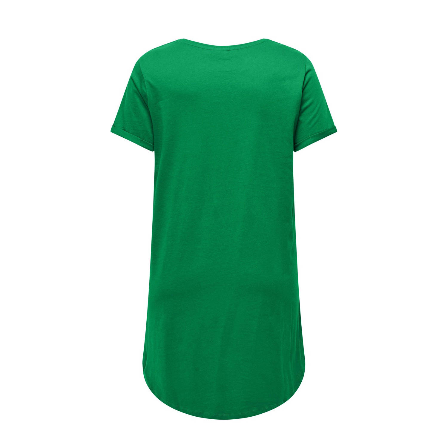 ONLY CARMAKOMA T-shirtjurk groen