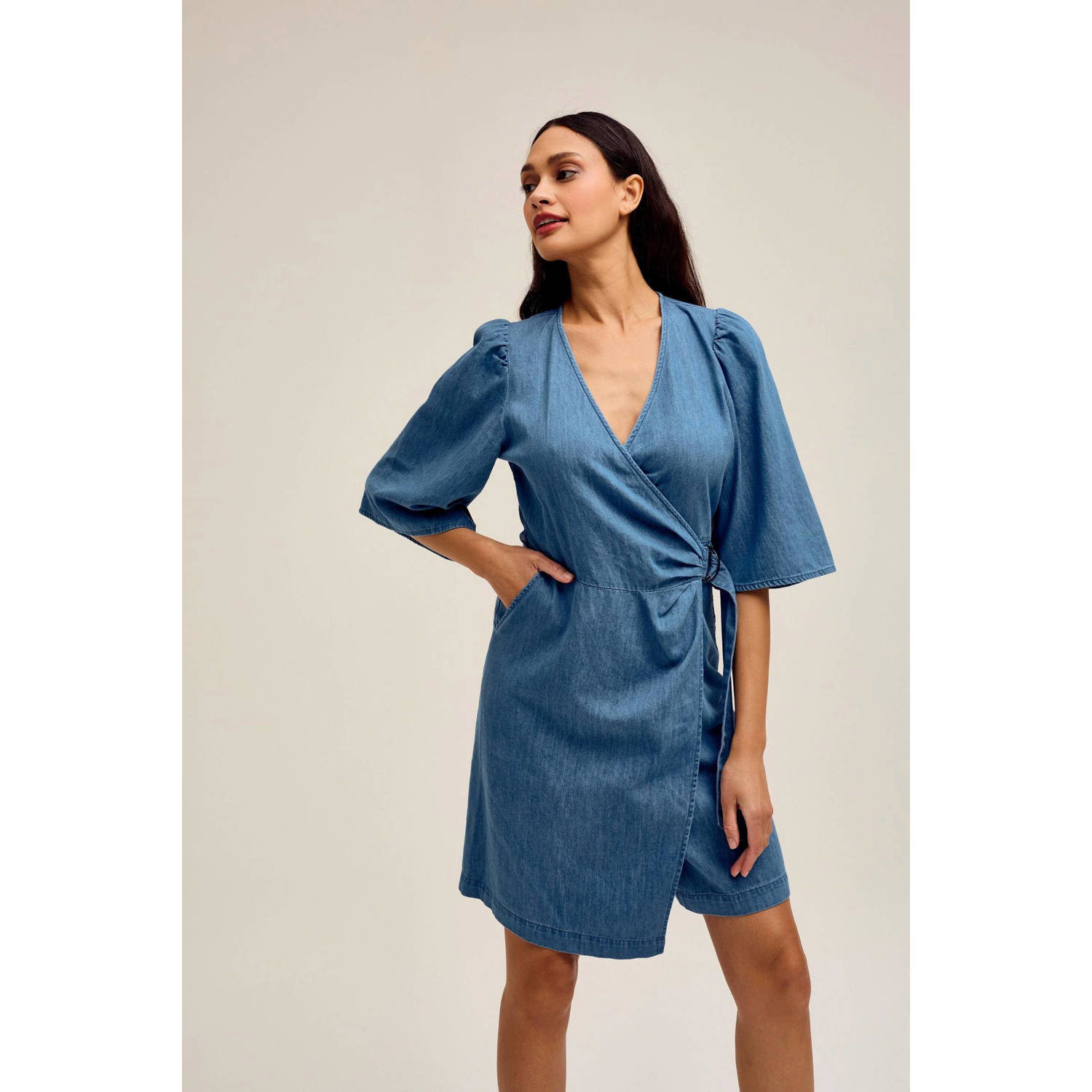 CKS jurk DIOX medium blue denim