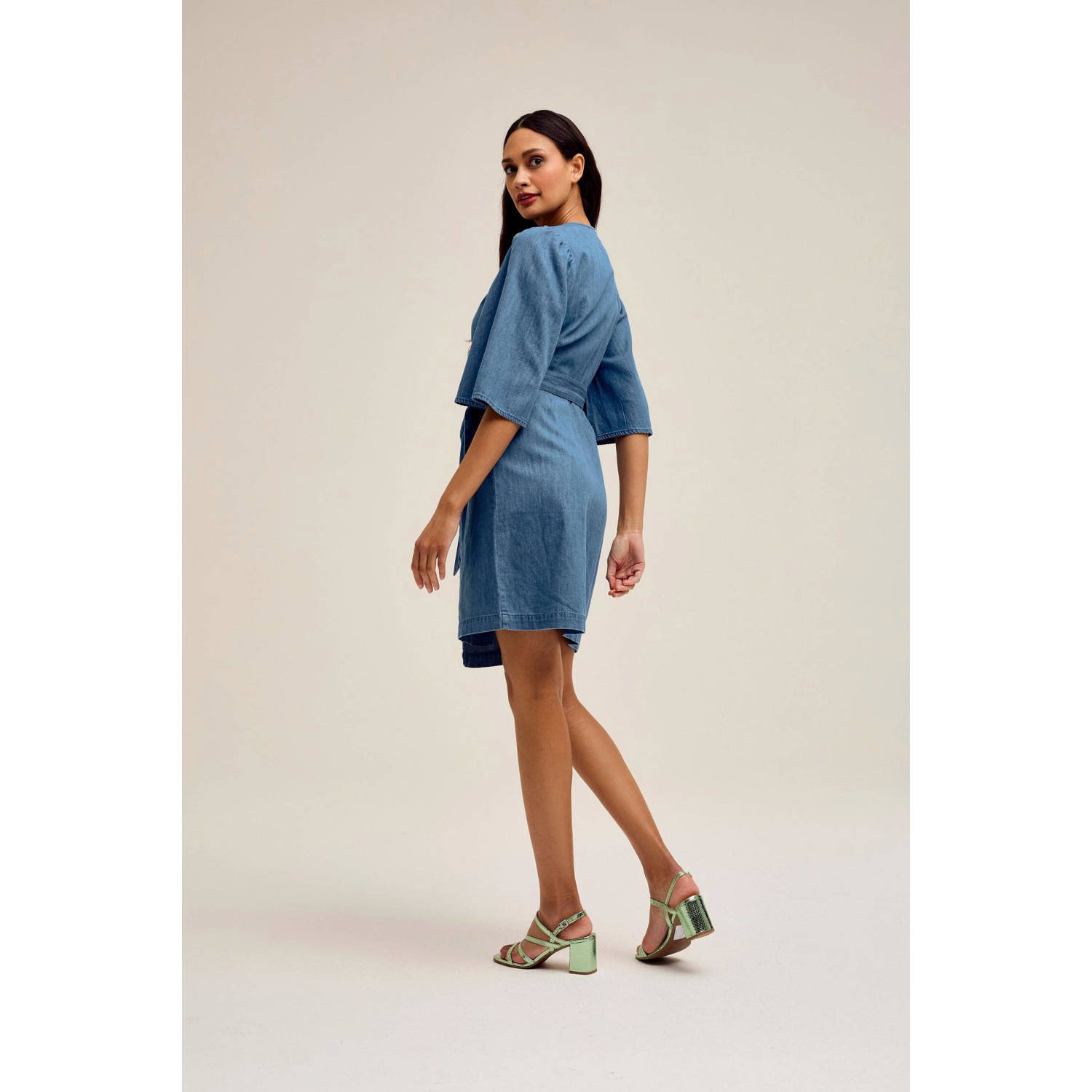 CKS jurk DIOX medium blue denim