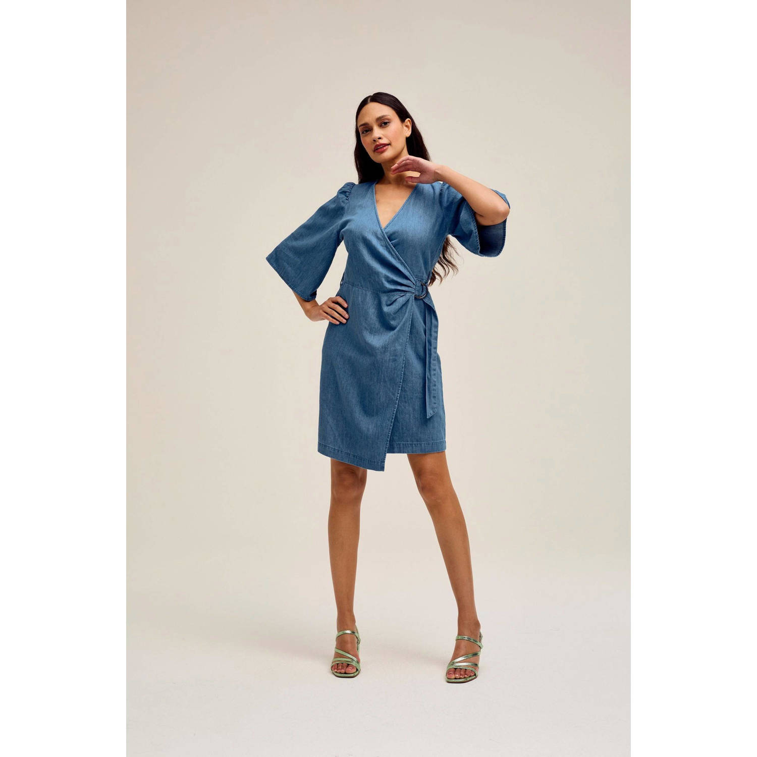 CKS jurk DIOX medium blue denim