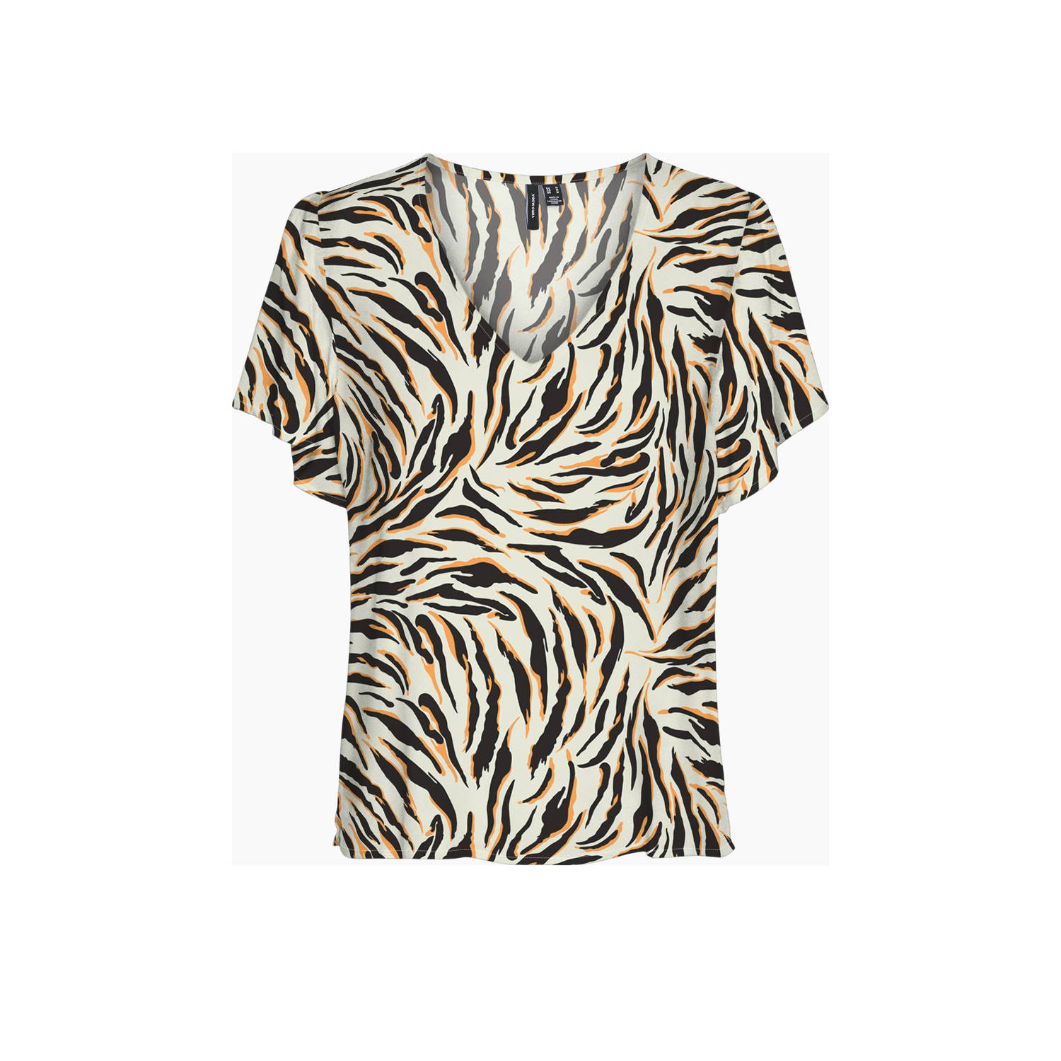 VERO MODA CURVE T-shirt met all over print