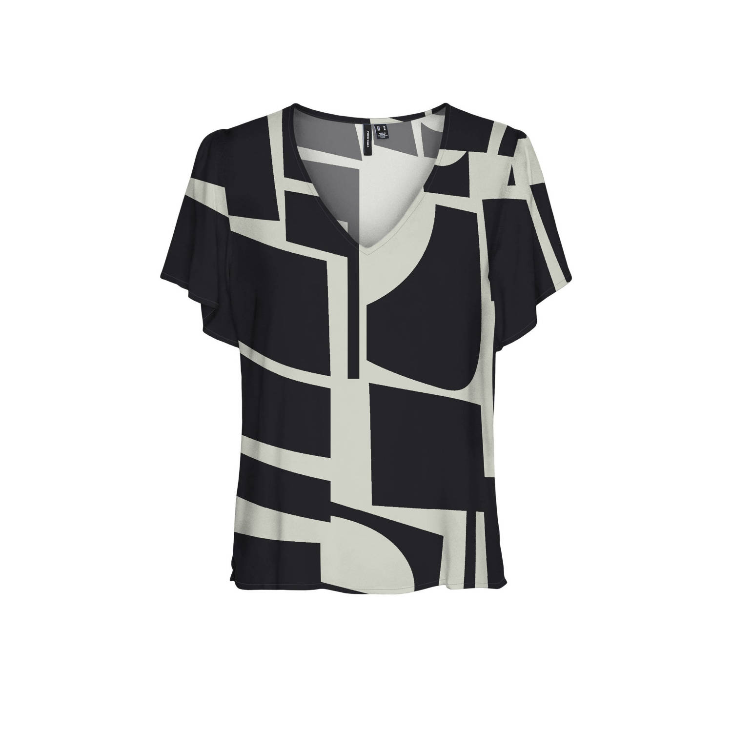 VERO MODA CURVE T-shirt met all over print