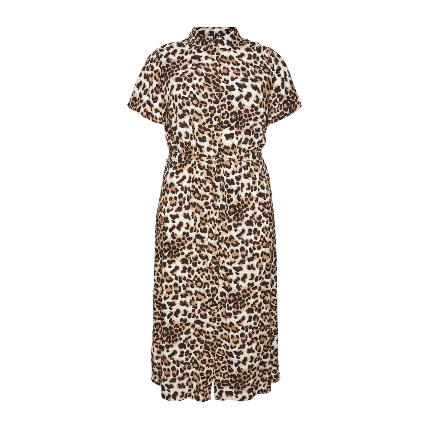 VERO MODA CURVE blousejurk met dierenprint